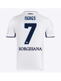 SSC Napoli David Neres #7 Replika Borta Kläder 2024-25 Kortärmad